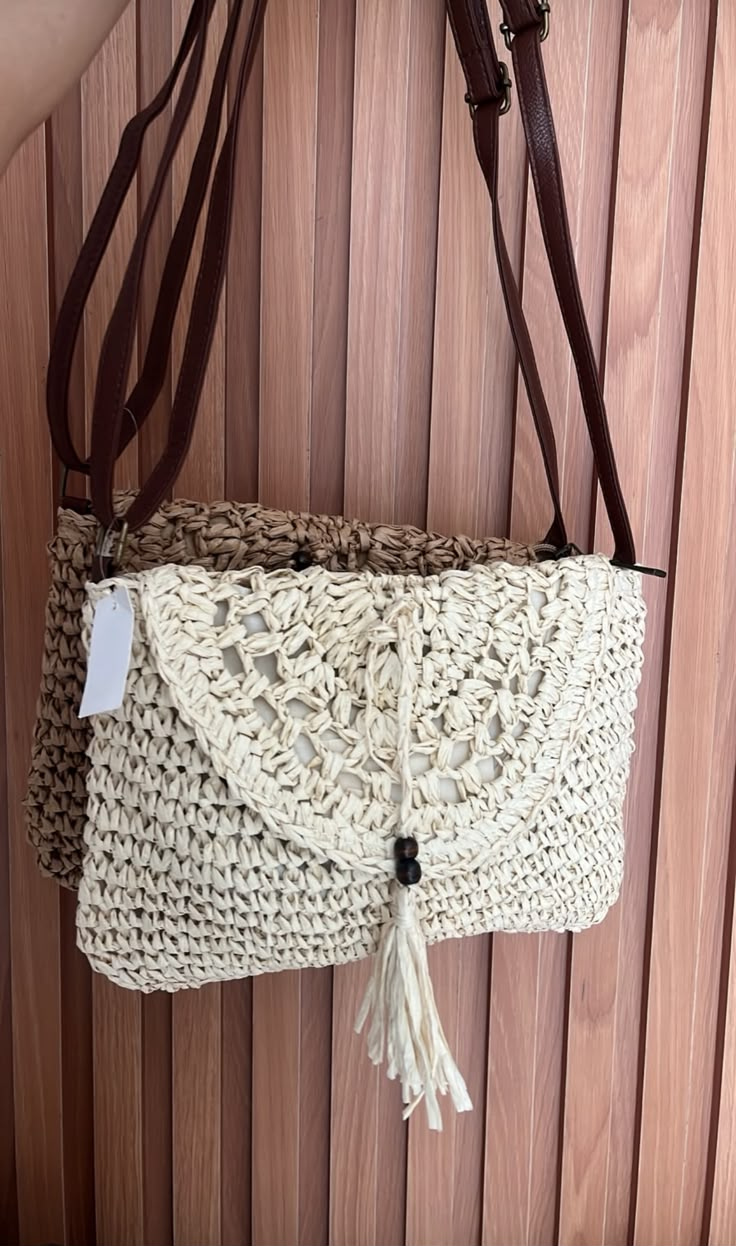 Bolsa Crochê com Franja