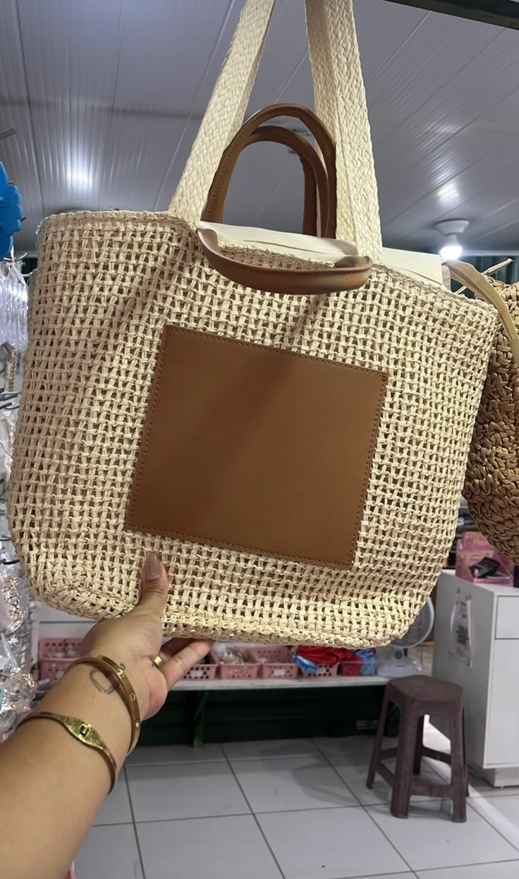 Bolsa Tote de Palha
